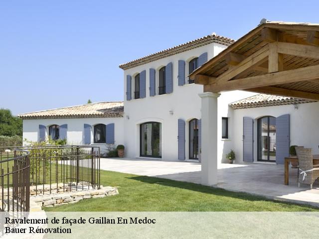 Ravalement de façade gaillan-en-medoc-33340 Bauer Rénovation